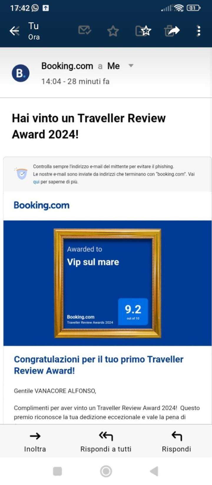 Vip Sul Mare Bed and Breakfast Castellammare di Stabia Εξωτερικό φωτογραφία